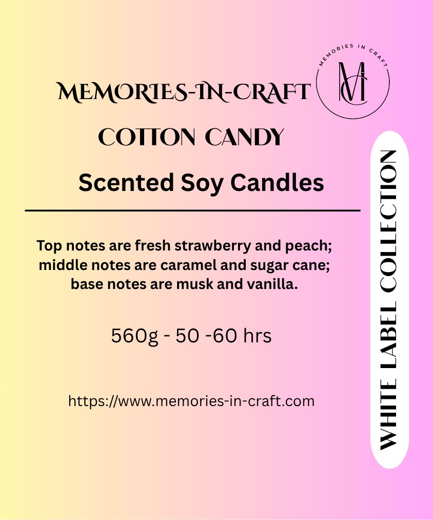 Cotton Candy - Scented Candle