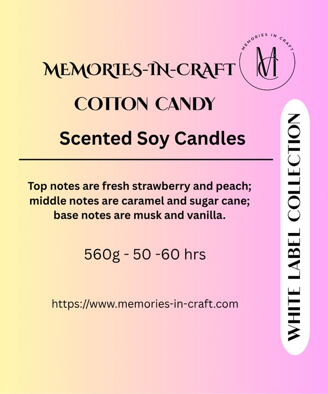 Cotton Candy - Scented Candle