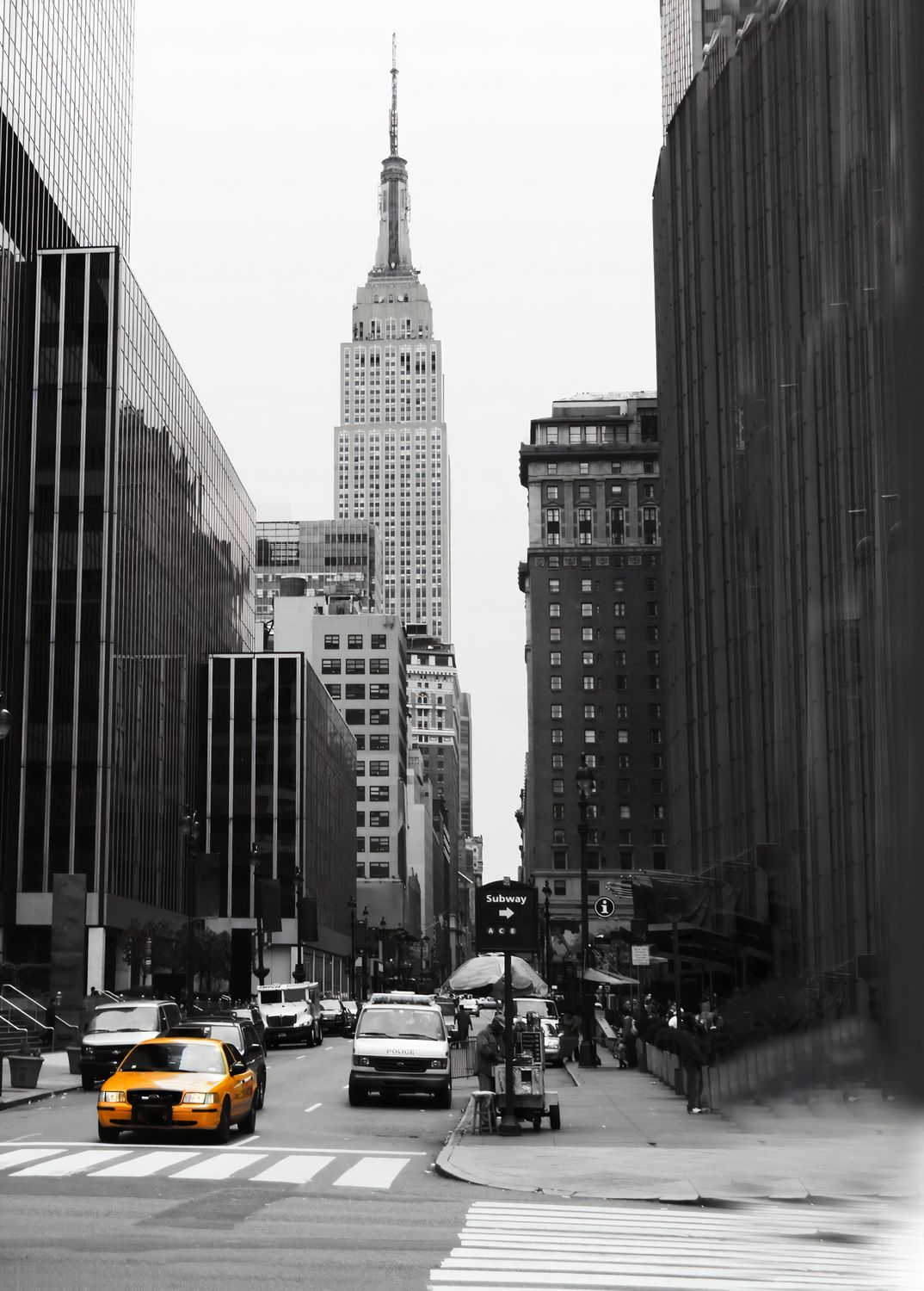 Yellow Taxi - New York UV Print