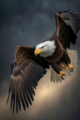 Eagle in flight - UV Printed