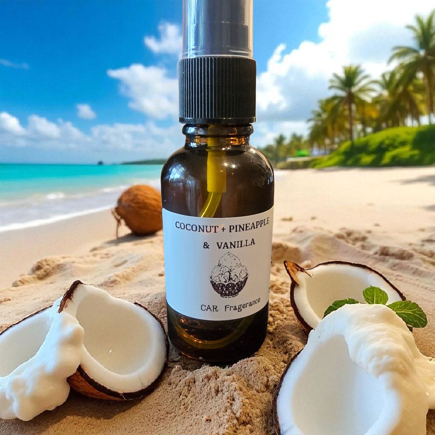Coconut, Pineapple &amp; Vanilla Car Freshener