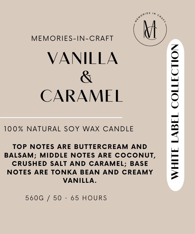 Vanilla &amp; Caramel - White Label
