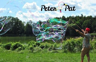 Peter & Pat Riesen Seifenblasen