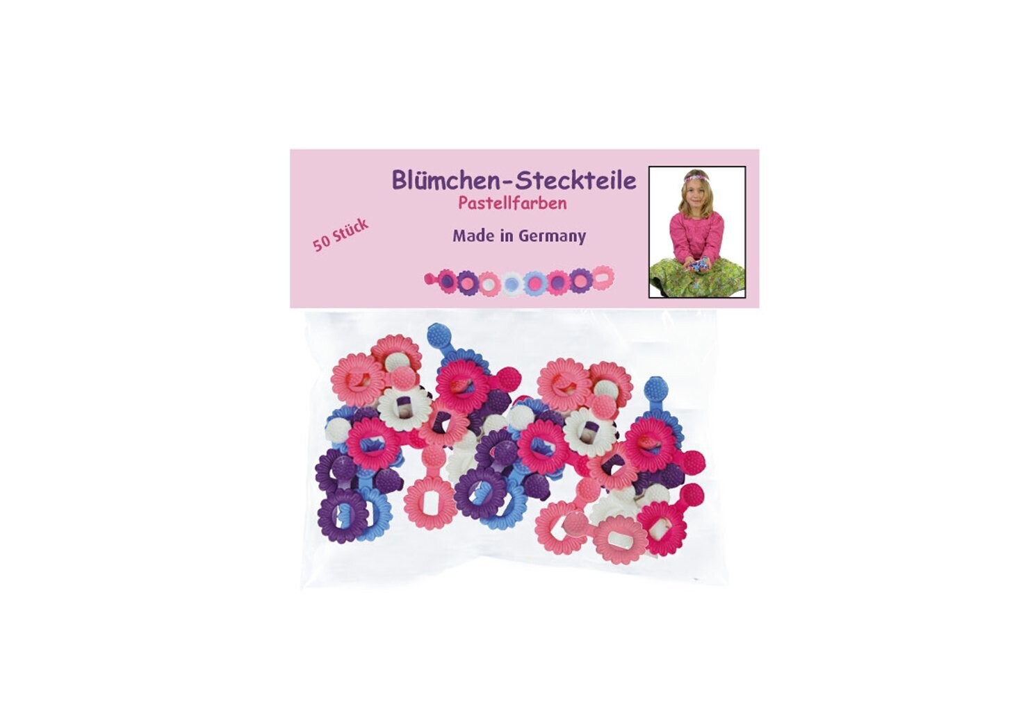 Blümchen-Steckteile