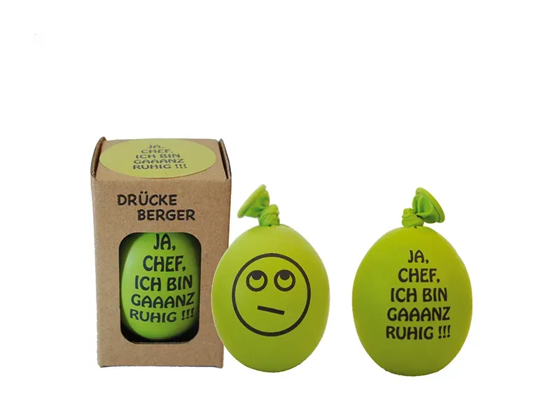 Drückeberger im Geschenkkarton - Ja, Chef, ich bin gaaanz ruhig!!!