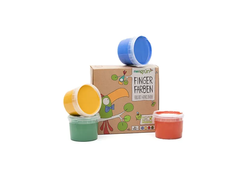 Fingerfarben 4er Set - Aki