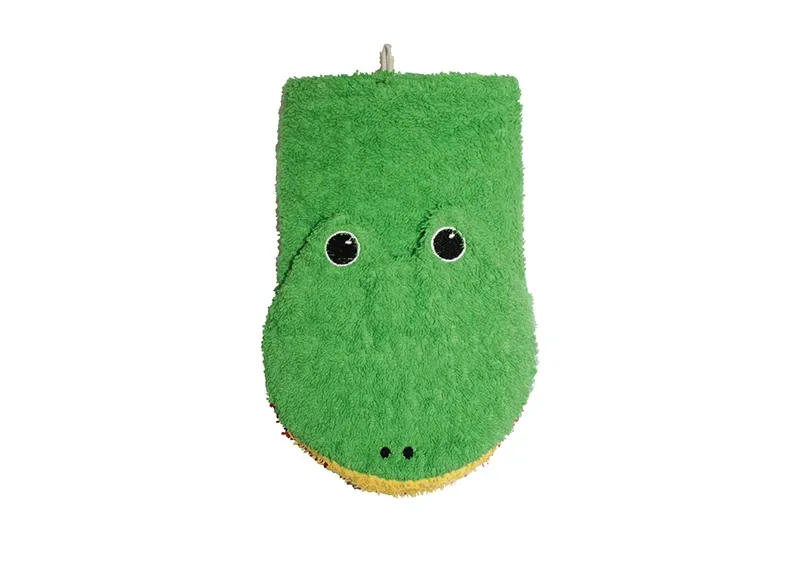 Waschhandschuh Frosch