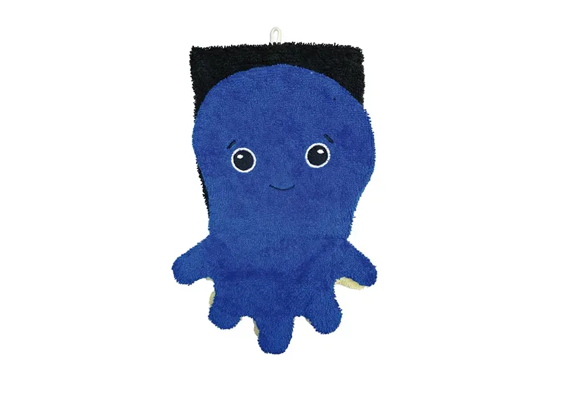 Waschhandschuh Tintenfisch