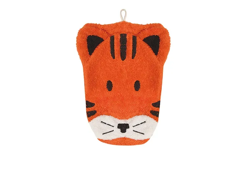 Waschhandschuh Tiger