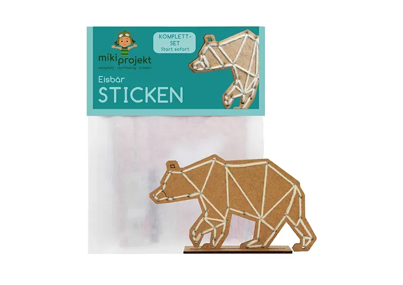 Bastelset Sticken "Eisbär"