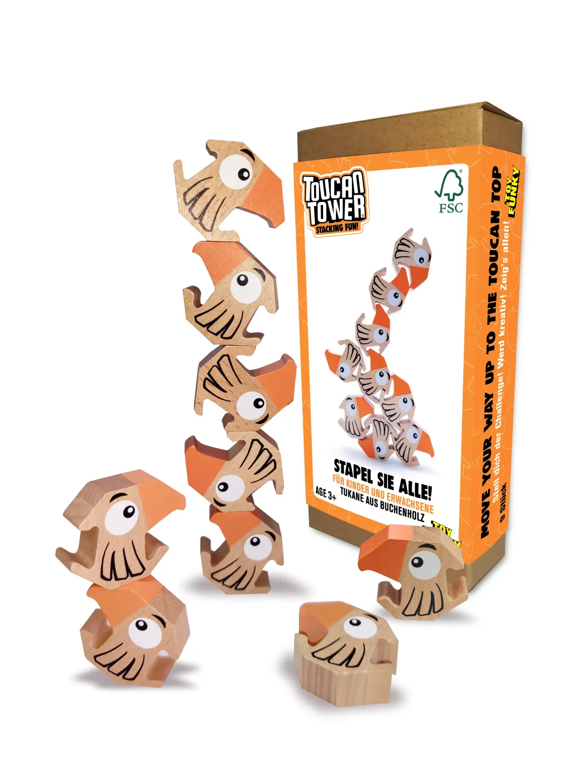 Toucan Tower - aus Buchenholz