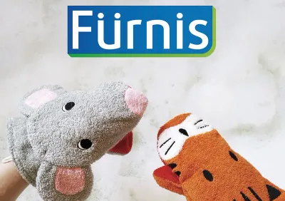 Fürnis - tierische Waschhandschuhe für Kinder