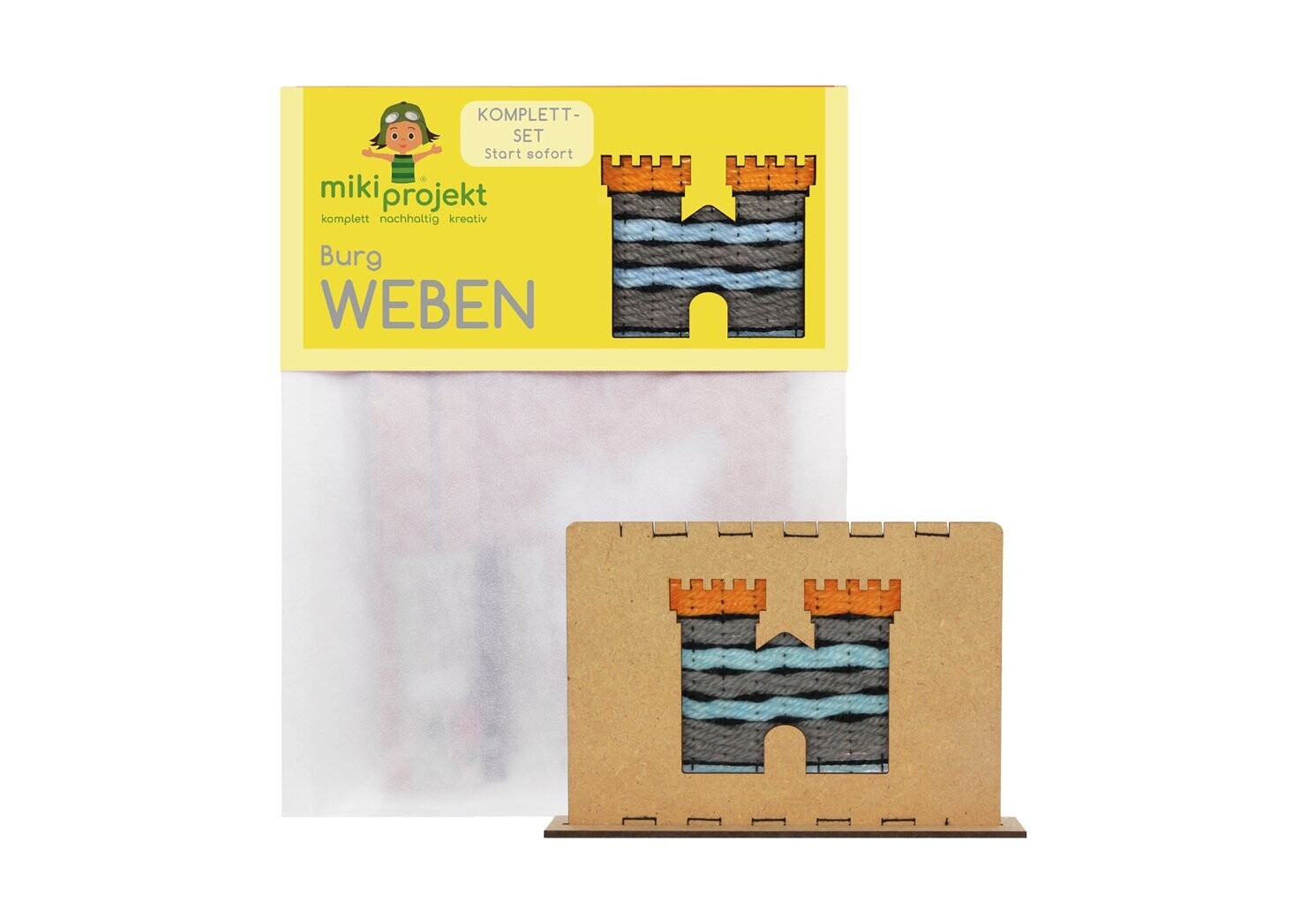 Bastelset Weben "Burg"