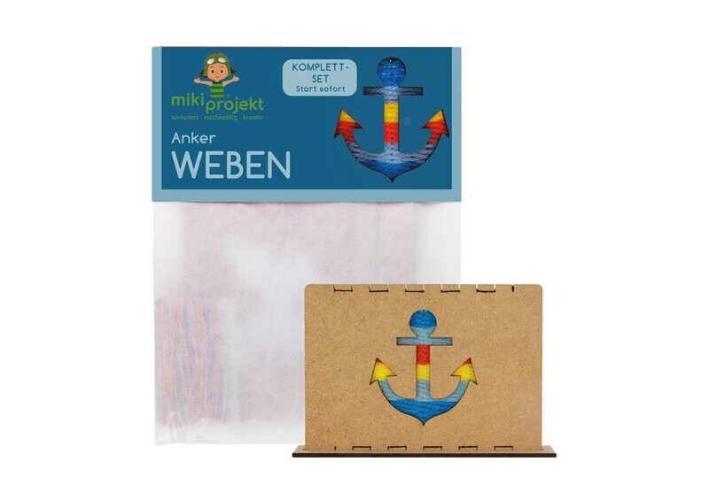 Bastelset Weben Bastelset Weben "Anker"