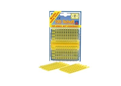 Streifenamorces - 100 Schuss - geblistert