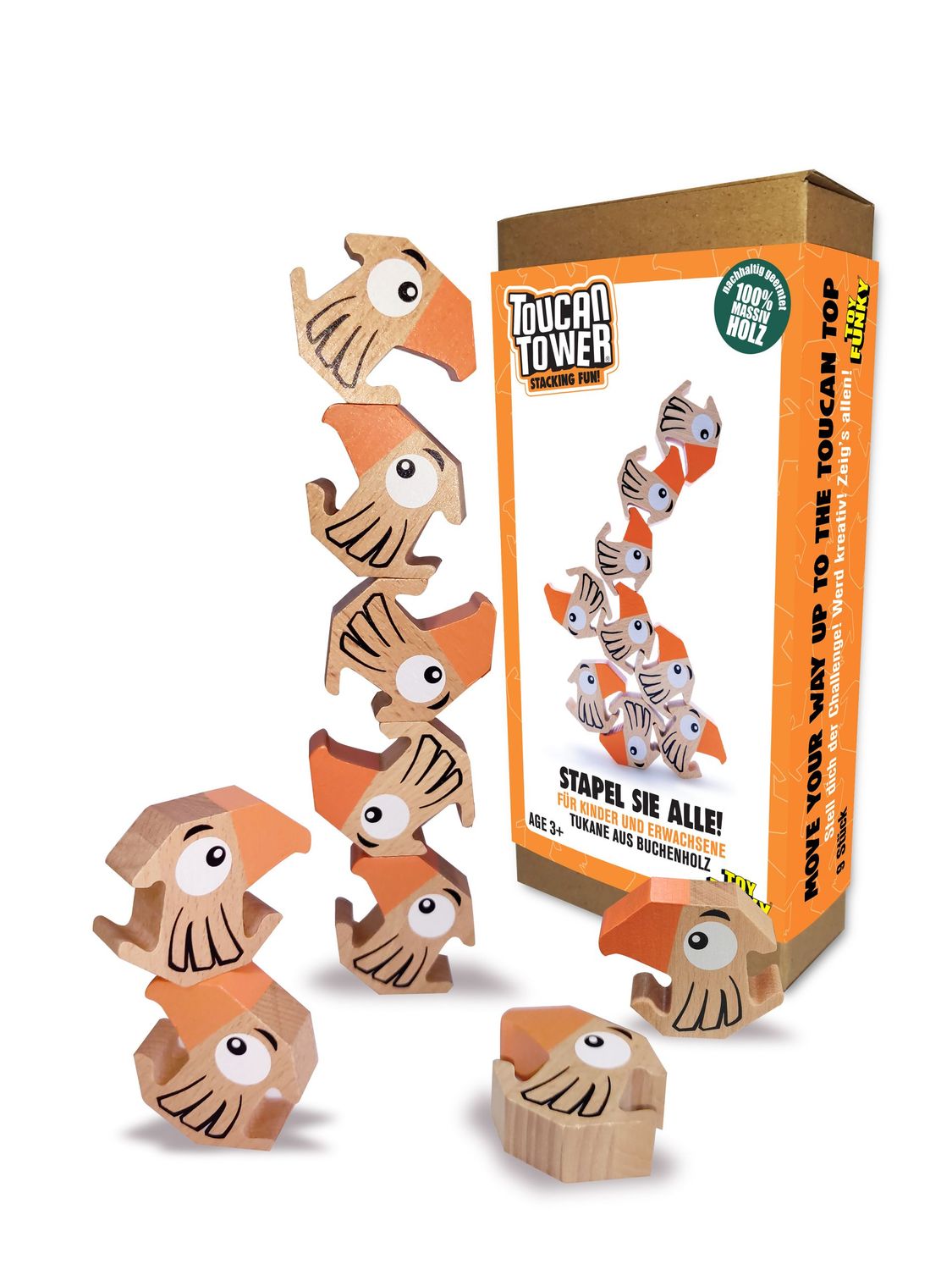 TOUCAN TOWER® - aus Buchenholz