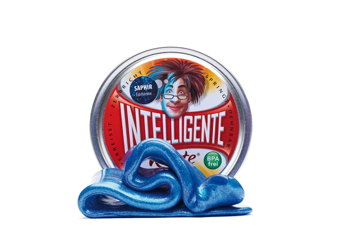 Intelligente Knete - Das Original! Saphir mit Glitzer-Effekt Intelligente Knete - Das Original! Saphir mit Glitzer-Effekt