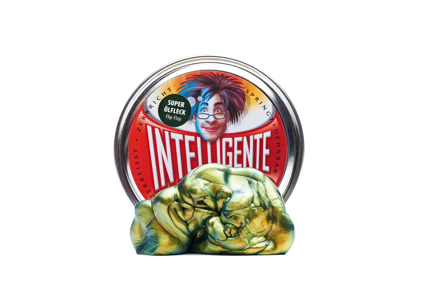 Intelligente Knete - Das Original! Super-Ölfleck mit Flip-Flop-Effekt Intelligente Knete - Das Original! Super-Ölfleck mit Flip-Flop-Effekt