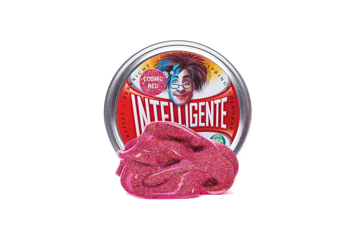 Intelligente Knete - Das Original! Cosmic Red mit Glitzer-Effekt