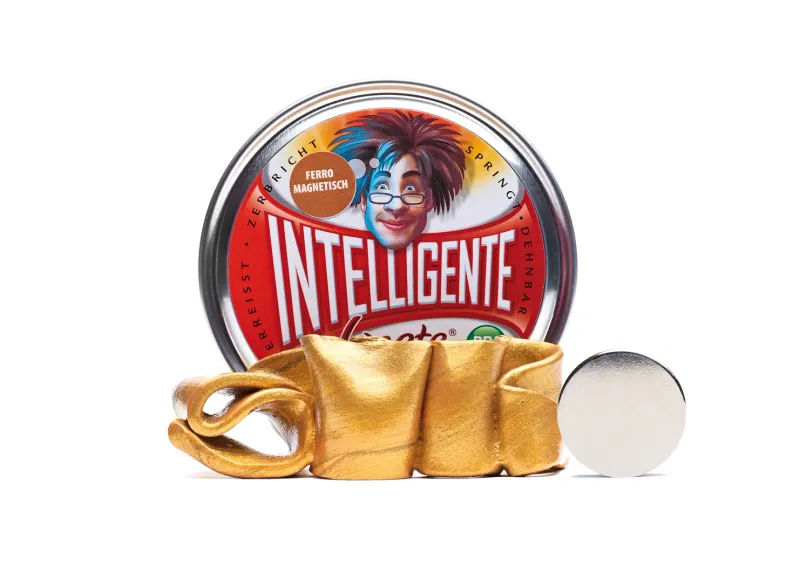Intelligente Knete - Das Original!Ferromagnetisch - Gold inkl. Super-Magnet Intelligente Knete - Das Original!Ferromagnetisch - Gold inkl. Super-Magnet