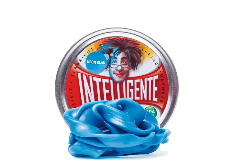 Intelligente Knete - Das Original! Neon Blau - Leuchtet im Dunkeln Intelligente Knete - Das Original! Neon Blau - Leuchtet im Dunkeln