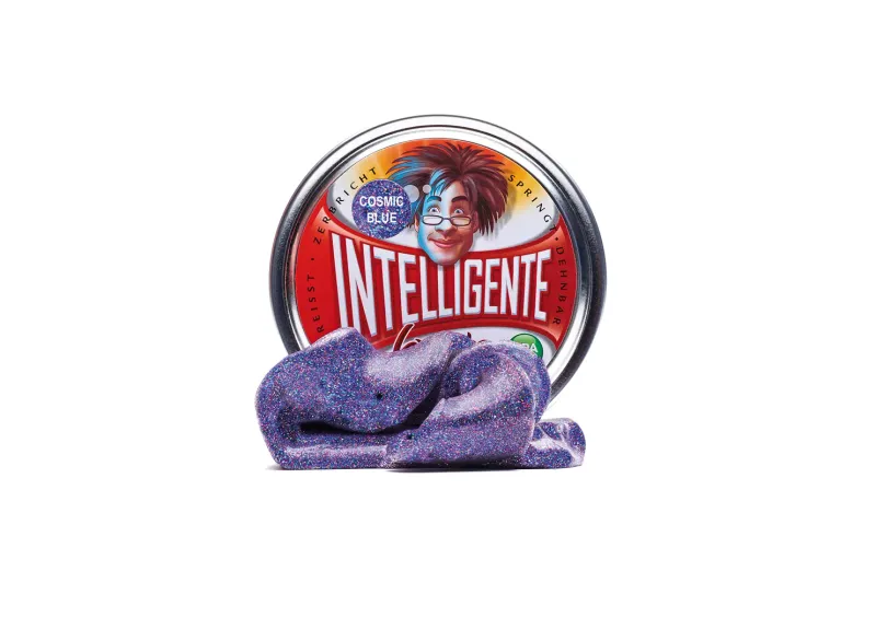 Intelligente Knete - Das Original! Cosmic Blue mit Glitzer-Effekt Intelligente Knete - Das Original! Cosmic Blue mit Glitzer-Effekt