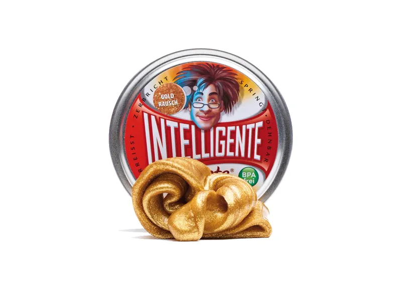 Intelligente Knete - Das Original! Goldrausch mit Metallic-Glitzer-Effekt Intelligente Knete - Das Original! Goldrausch mit Metallic-Glitzer-Effekt