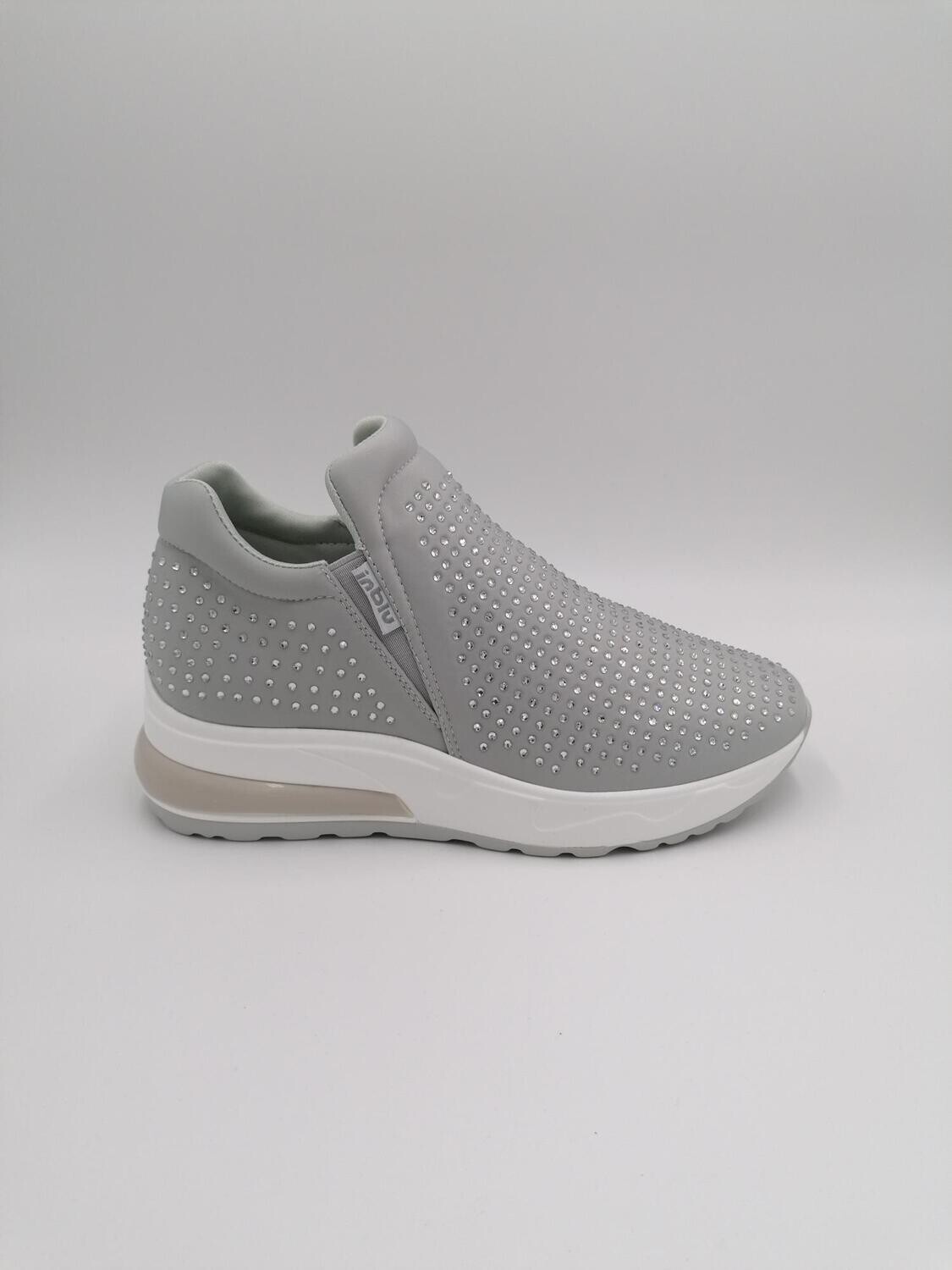sneakers donna con elastici laterali Inblu, COLORE: GHIACCIO, MISURA: 36