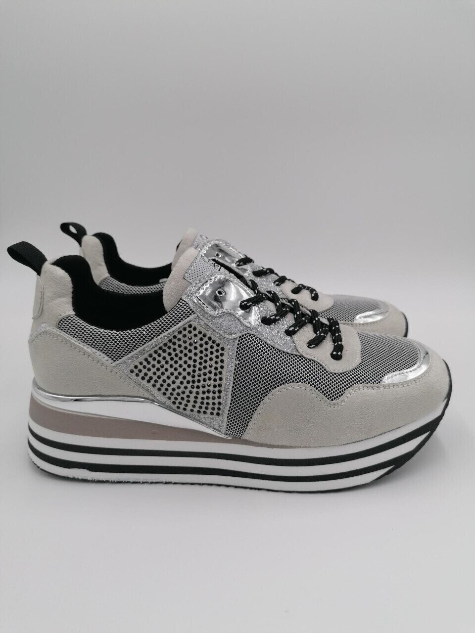 sneakers donna microfibra con strass Queen Helena