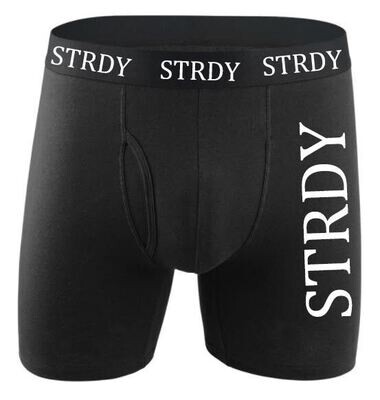 STRDY BLACK BOXER BRIEFS 