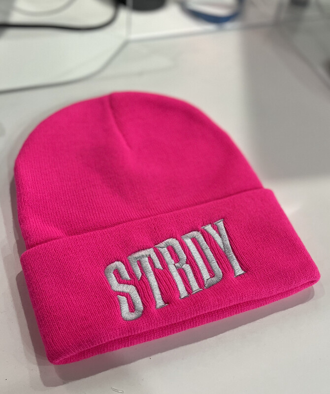 STRDY Pink knit Cap