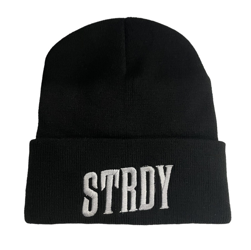STRDY Black Knit Cap