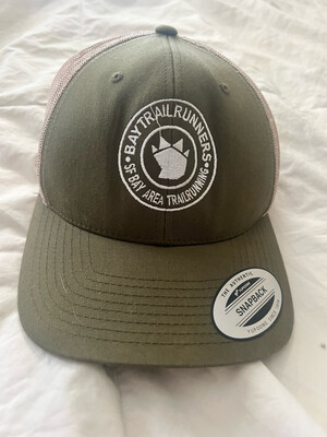 Original Bay Trailrunners Olive Green Truckers Hat