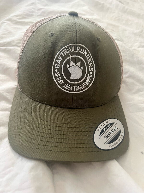 Original Bay Trailrunners Olive Green Truckers Hat