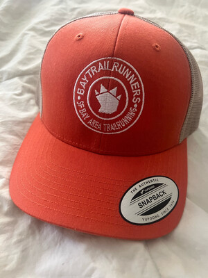 Original Bay Trailrunners Tangerine Color Truckers Hat