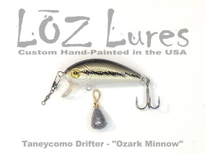 LOZ Lures Custom Burned Cork Fishing Rod / Fly Rod Handle Art 
