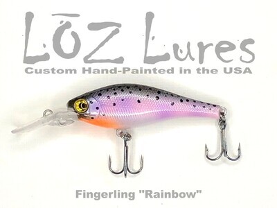 Fingerling Hand-Painted Lures