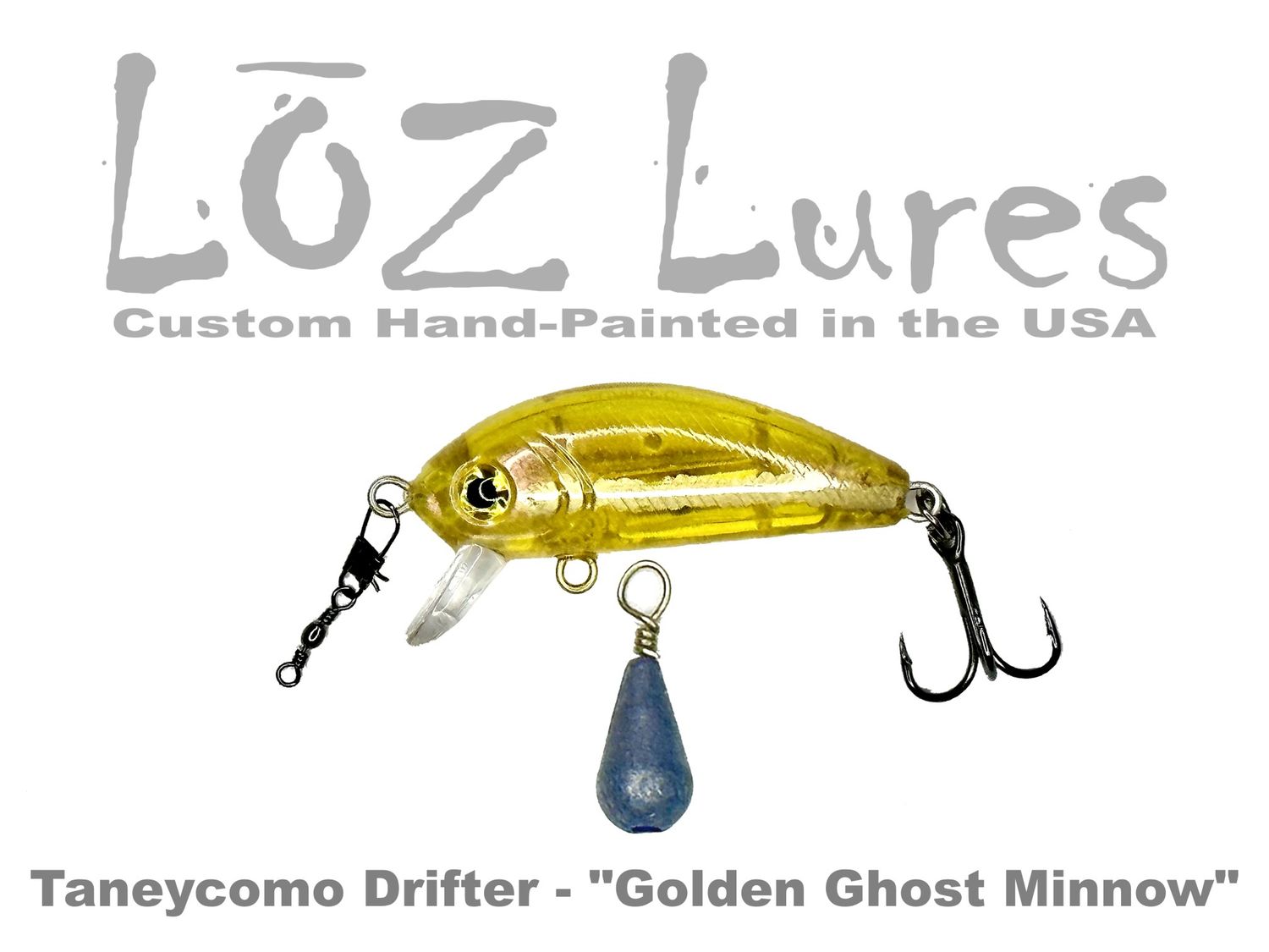 Taneycomo Drifter &quot;Golden Ghost Minnow&quot;