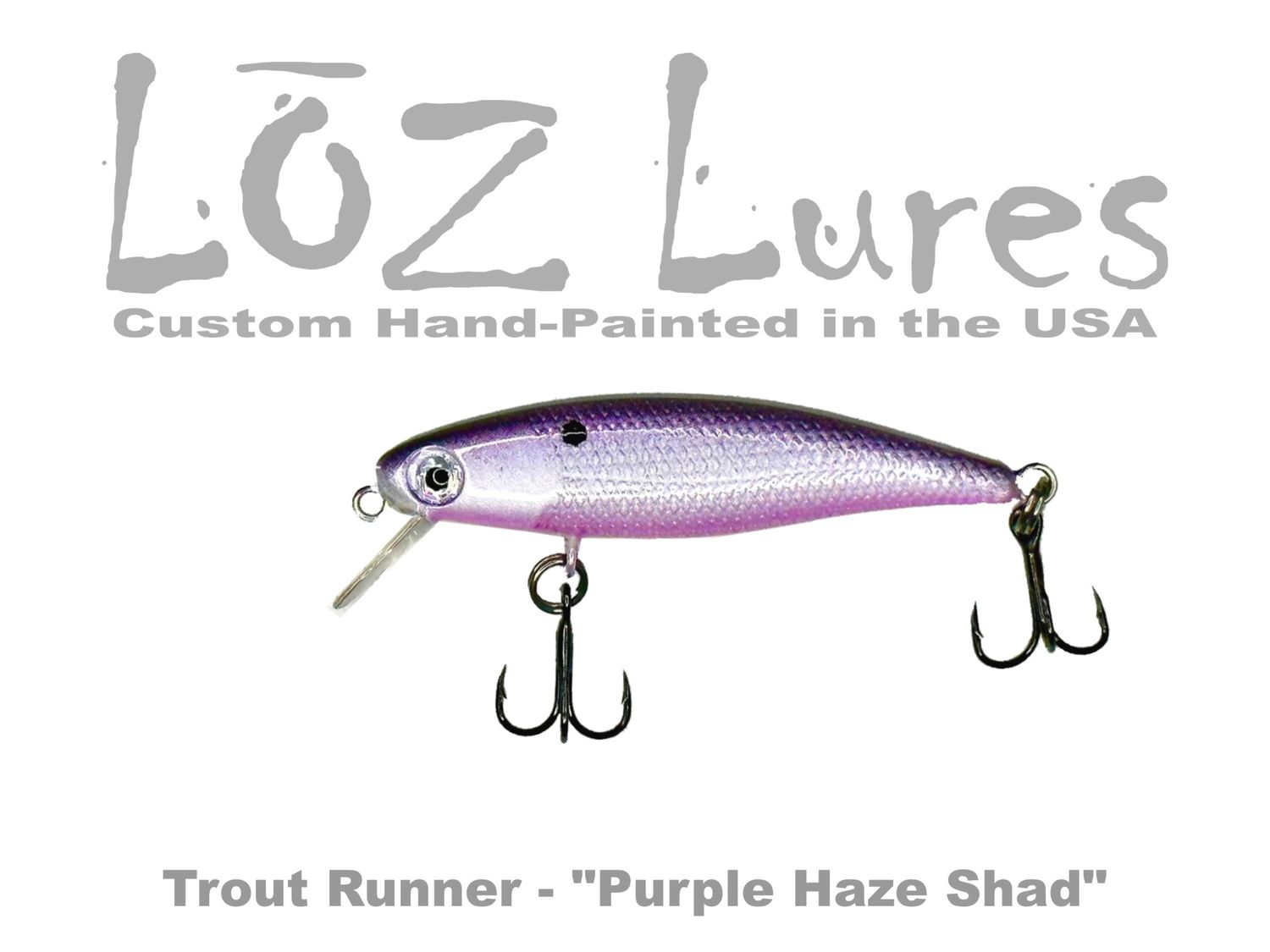 Trout Runner &quot;Purple Haze Shad&quot;