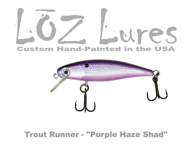 Trout Runner &quot;Purple Haze Shad&quot;