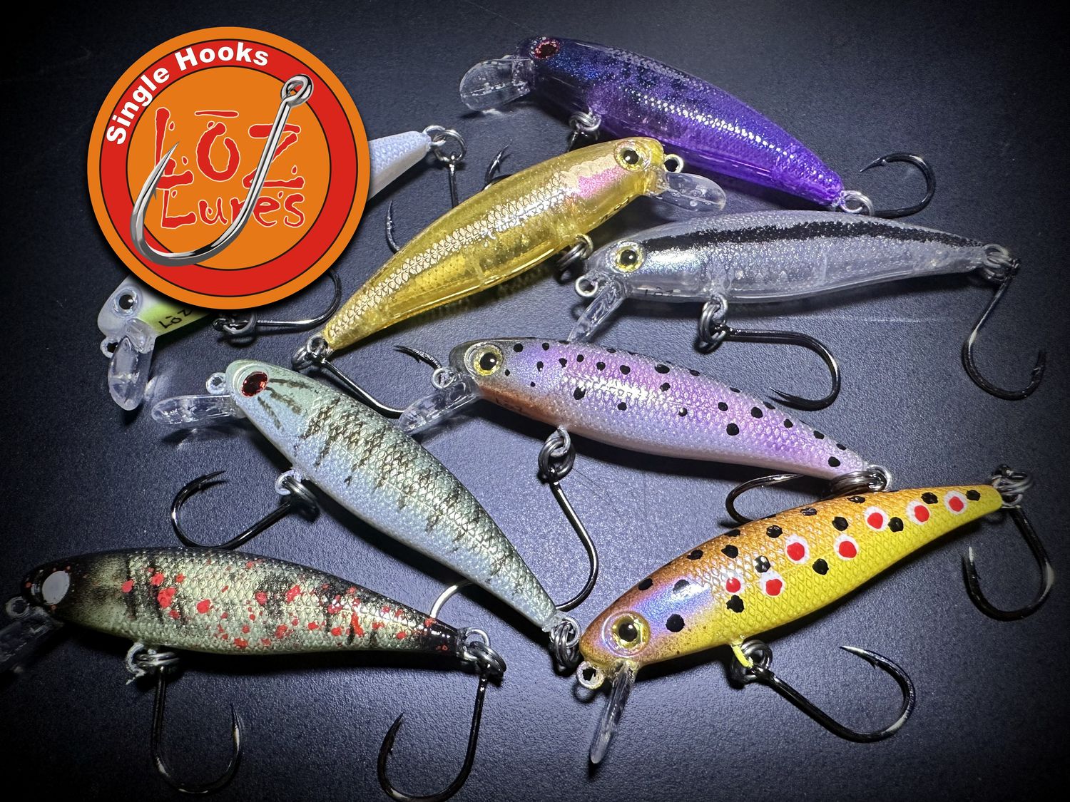 Trout Runner &quot;Zombie&quot; SINGLE HOOKS