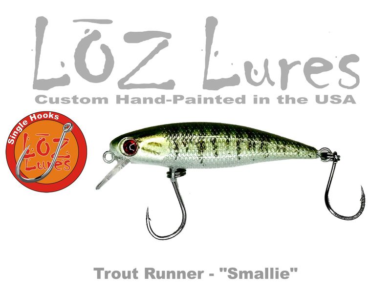 Trout Runner &quot;Smallie&quot; SINGLE HOOKS