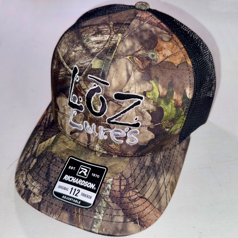 Mossy Oak with Black Mesh, Snap-Back  Trucker Cap​