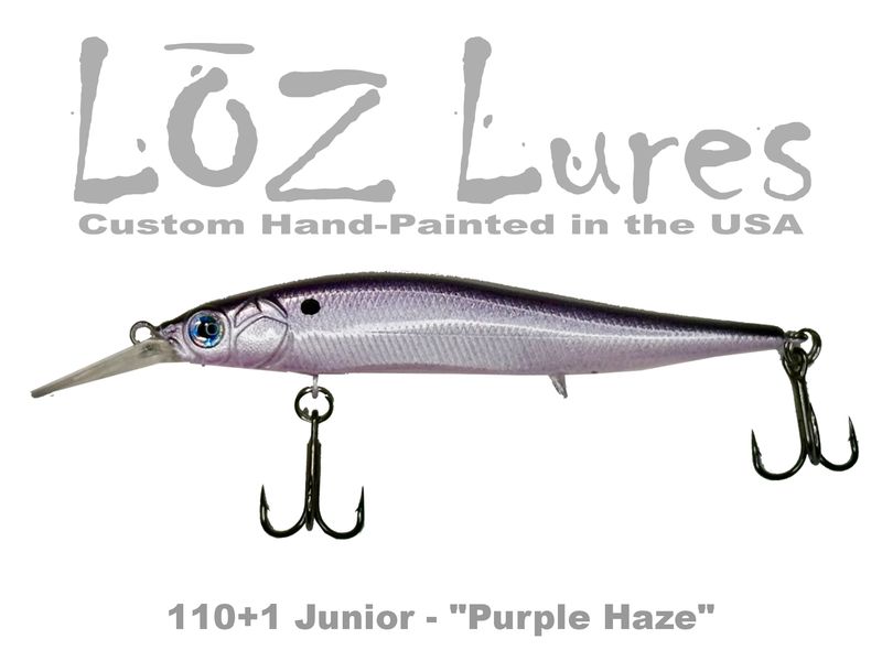 110+1 Junior &quot;Purple Haze Shad&quot;