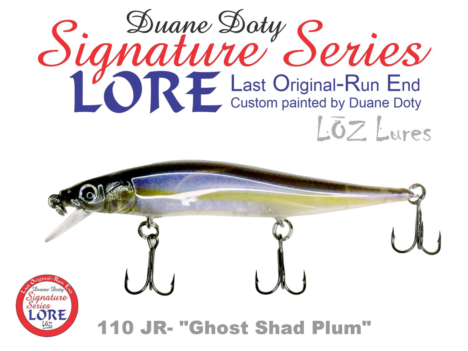 LORE 110 JUNIOR "Ghost Shad PLUM"