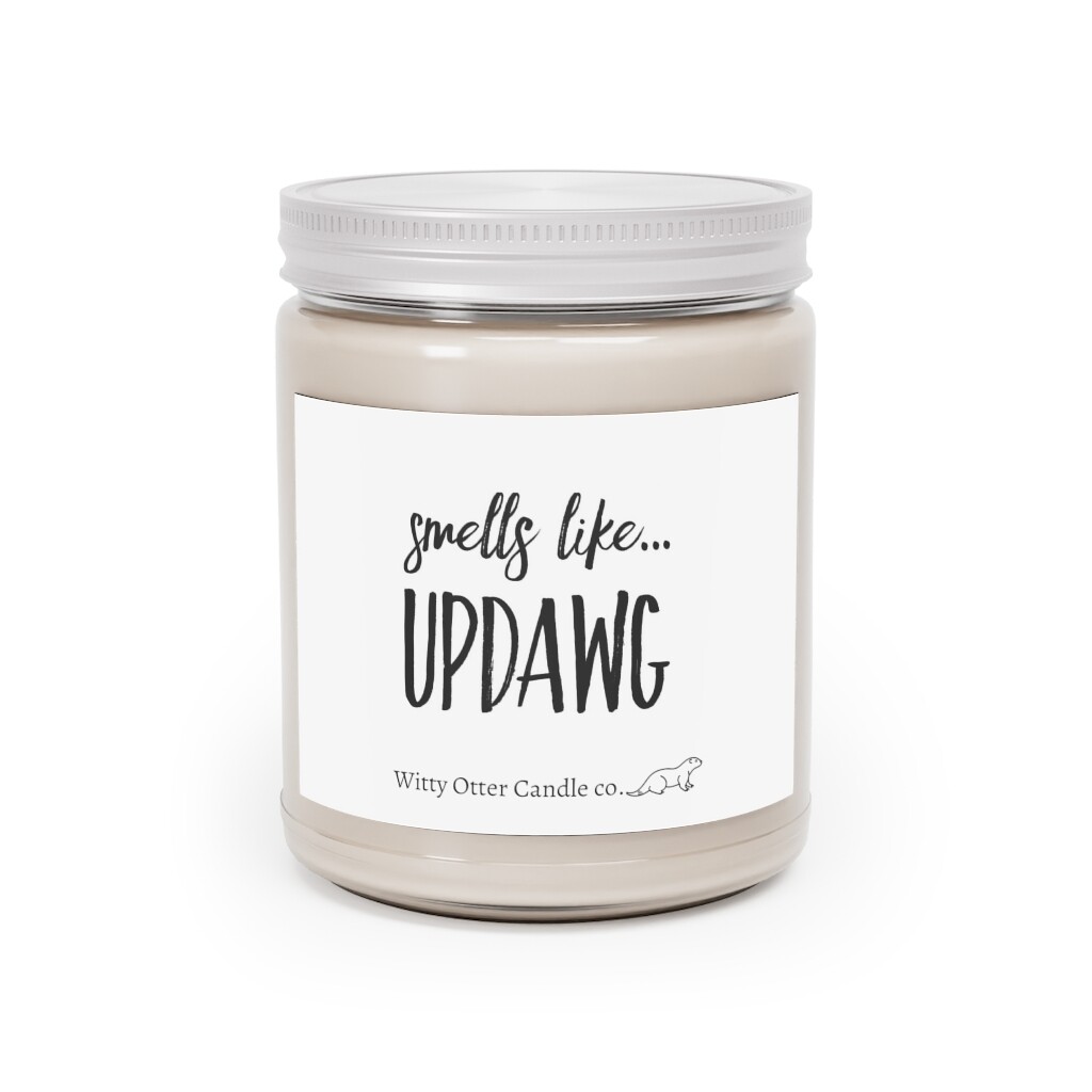 Michael Scott &quot;Updawg&quot; candle, the Office