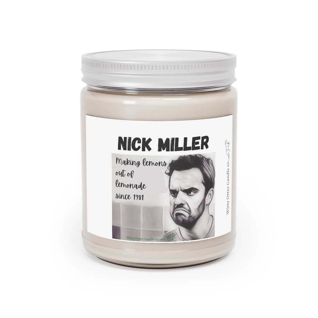 Nick Miller &quot;Lemons&quot; quote candle