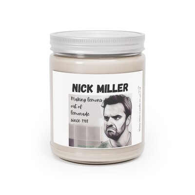 Nick Miller &quot;Lemons&quot; quote candle