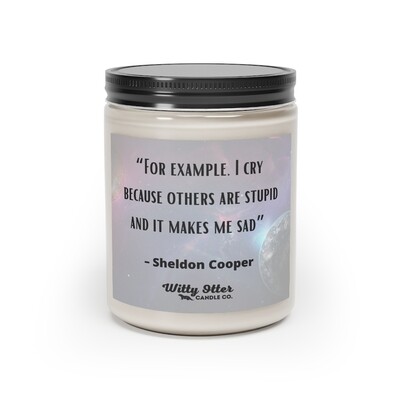 Big Bang theory &quot;Cry&quot; candle