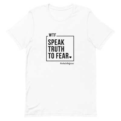 Speak Truth To Fear - White Unisex Tee
